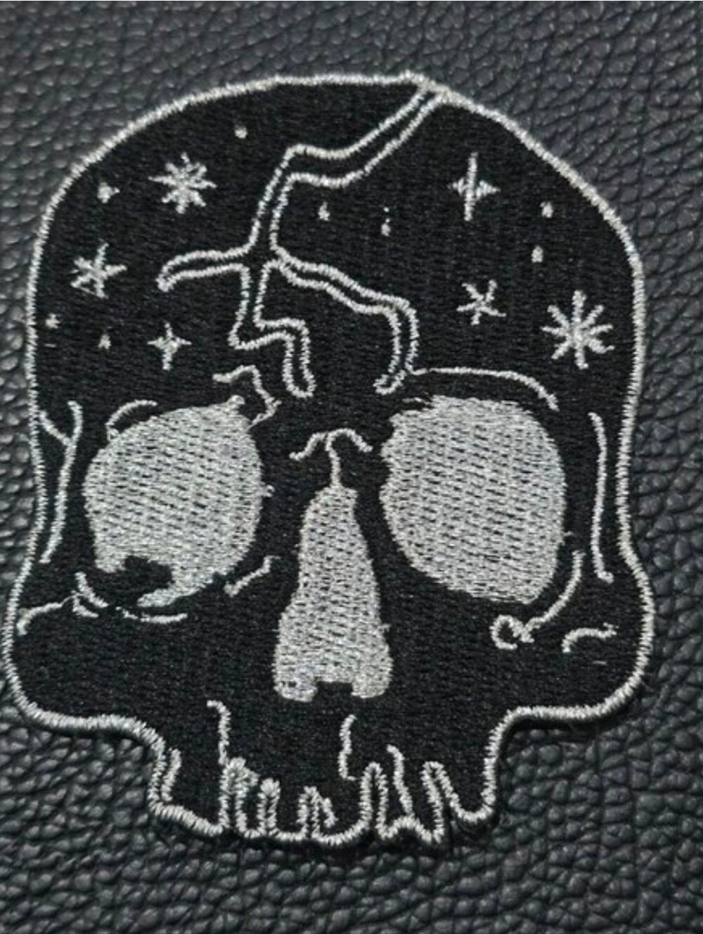 Killstar Dead Space Patch Black Cosmic Skull Embroidered Iron On Goth Gift NWT